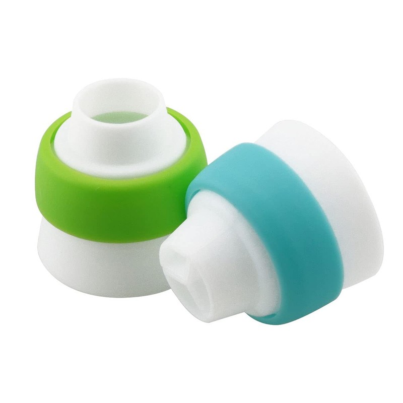 4pcs Russian 3 Color Nozzle Converter Coupler Icing Nozzles Blue+Green Single... gallery