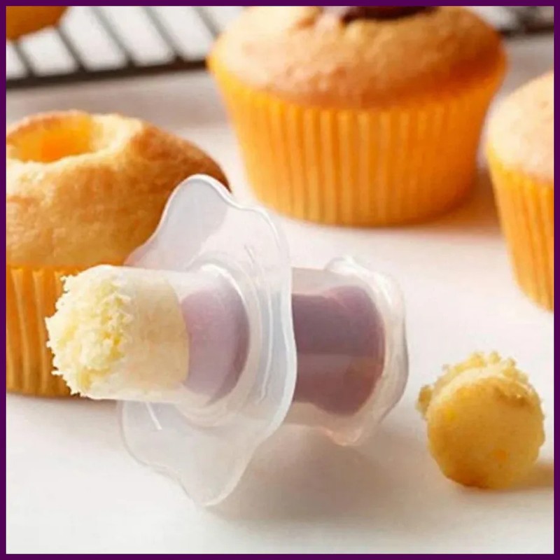Utensilios de cocina para repostería: descorazonador de cupcakes y muffins, cort