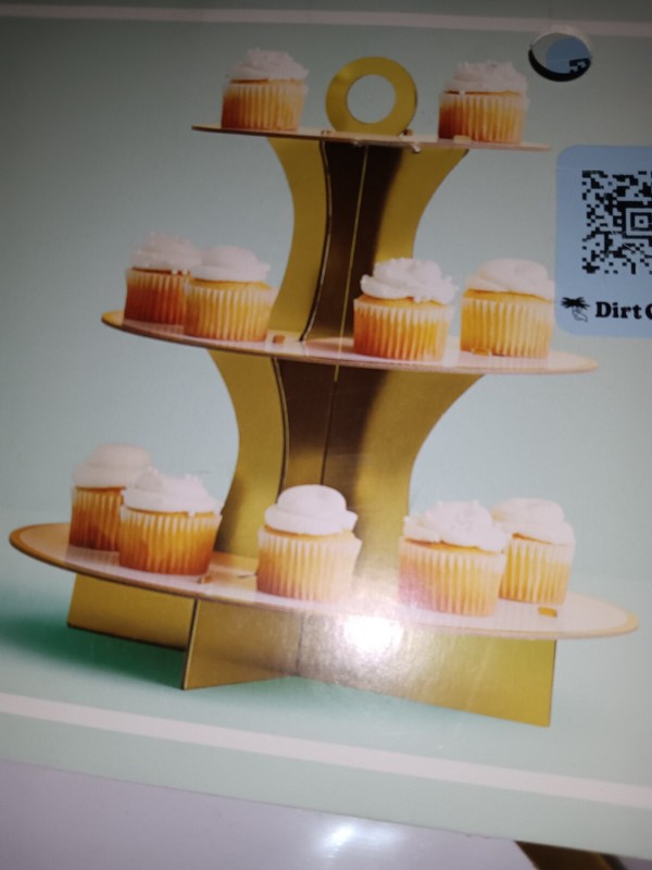 3 tier cupcake stand 14"X11"X9"Diameter gallery