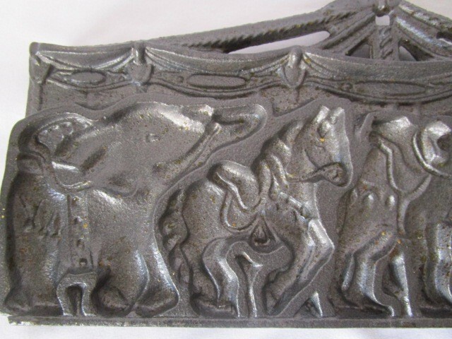 John Wright - Cast Iron - Carousel Circus Animals - Double Sided - Cookie Mold gallery