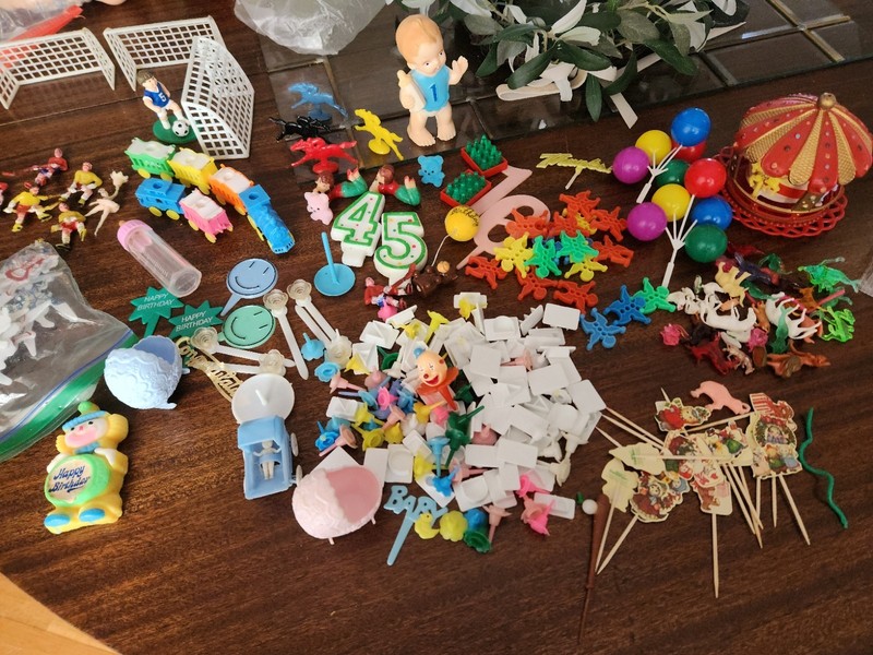 Lot Of Vintage Cake Decorating Items Plus More