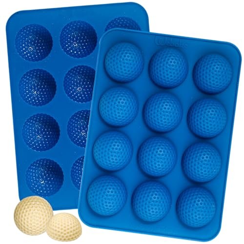 Golf Ball Chocolate Molds, Platinum Silicone Golf Ball Mold 12-Cavity, Golf gallery
