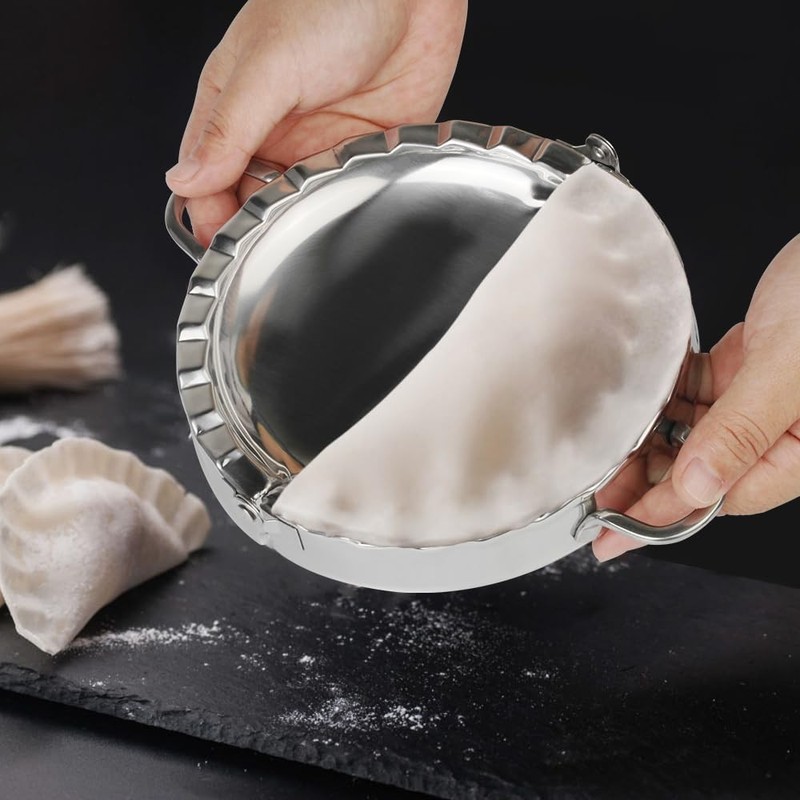 PAMISO Large Empanada Maker, 6.4 inch Stainless Steel Press, Meat... gallery