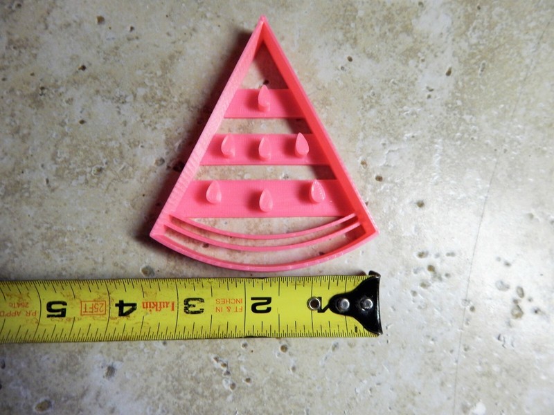 WATERMELON SLICE FRUIT VITAMIN C HEALTHY SUMMER FOOD COOKIE CUTTER USA PR2179 gallery