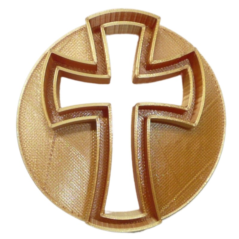 CROSS DESIGN CONCHA CUTTER MEXICAN SWEET BREAD STAMP MADE IN USA PR4975