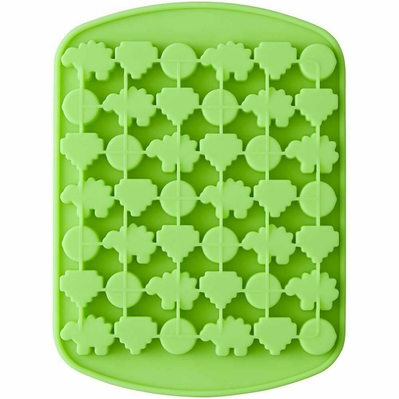 Rosanna Pansino Nerdy Nummies DINOSAUR Silicone Candy Mold 42-Cavities by Wilton gallery