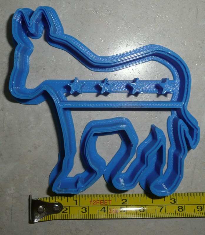 DEMOCRAT ELECTION POLITICS POLITICAL PRIMARY VOTER VOTE COOKIE CUTTER USA PR2136 gallery