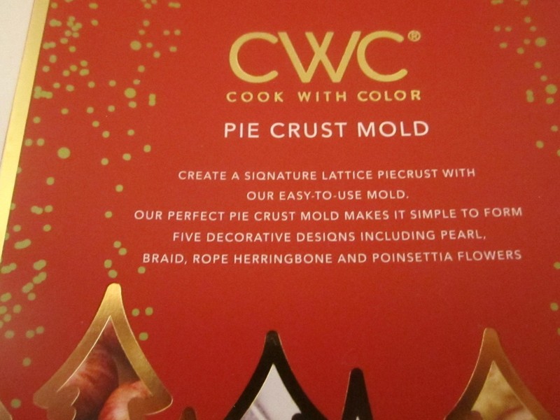 NIP CWC Silicone Pie Crust Mold Red 5 Designs #WAHLP58 2024 Christmas Everyday gallery