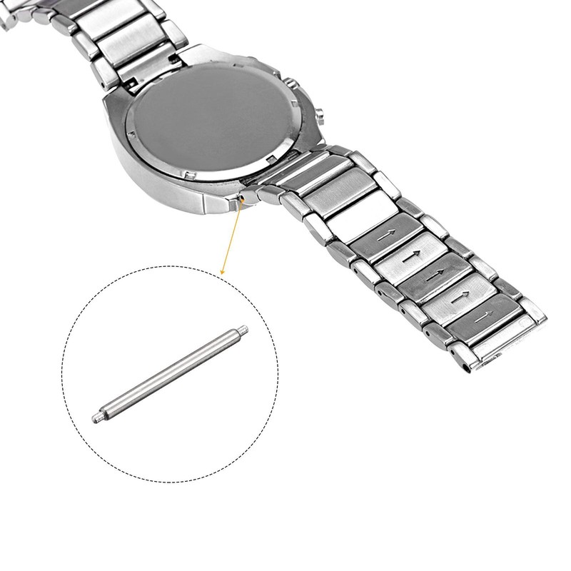 20pcs Watch Strap Pins 13mm Steel Spring Bar Pins 1.2mm Dia gallery