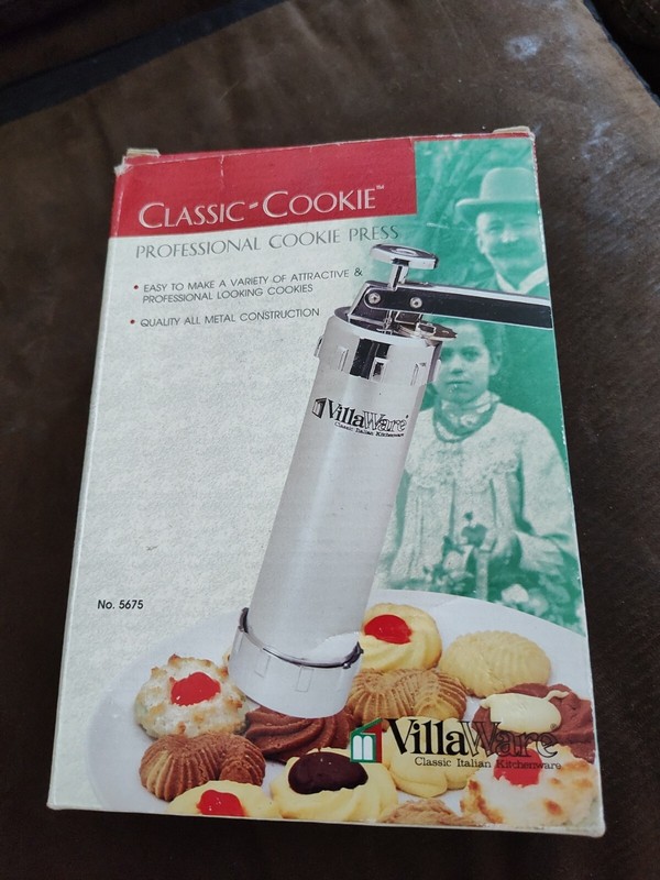 VillaWare Classic Cookie Professional Press Model 5675 User Manual Open Box
