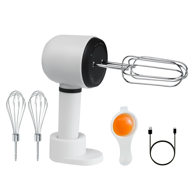 3 Speed Hand Mixer with Flex Edge Beaters | Auto-Scrape Design for Baking, Wh…