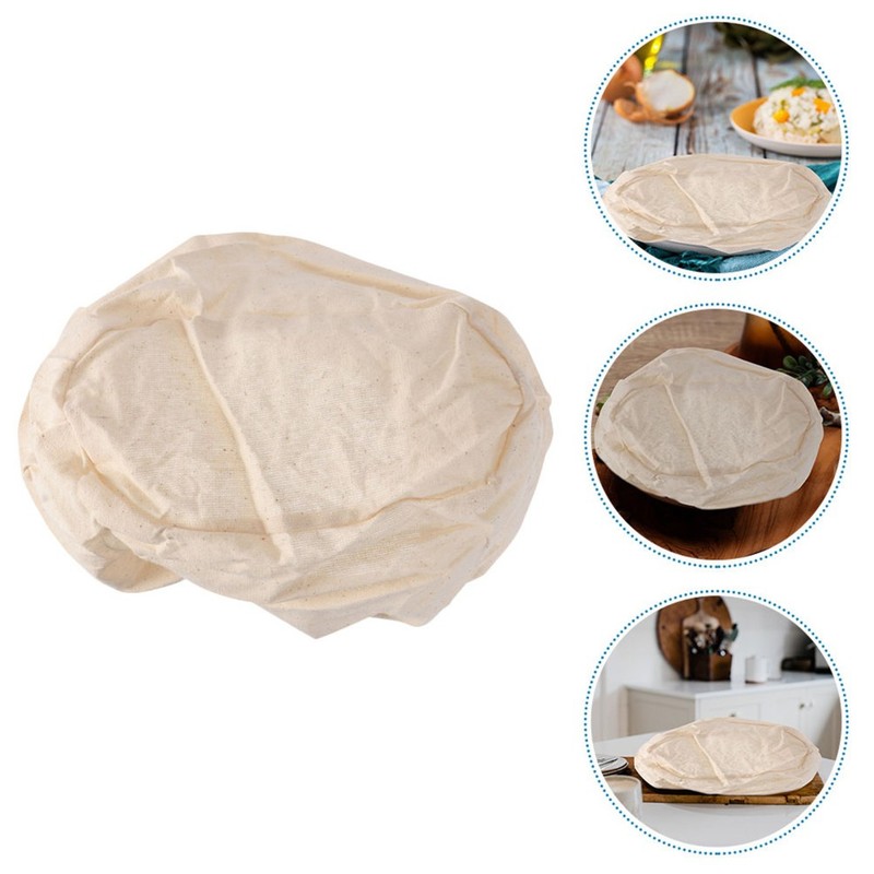 Bread Proofing Cover: Basket Linen Cloths & Jar Cover for Sourdough Baking –
