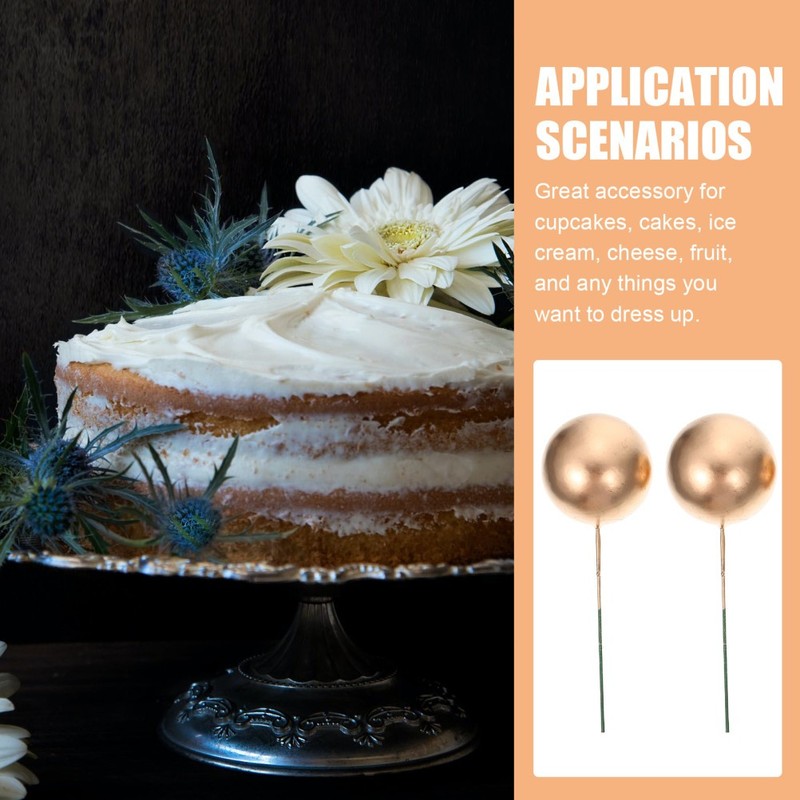 Cupcake Decoration Toppers Golden 12Pcs for Cooks Dance Party gallery