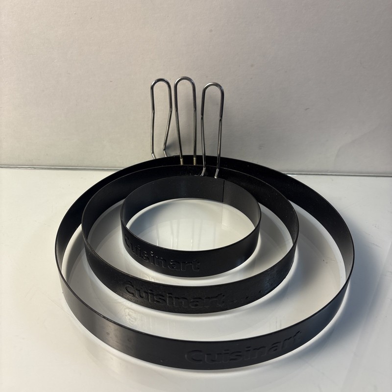 3 PCS Round Cooking Rings Egg Frying Sandwich Molding Egg Maker Shapes