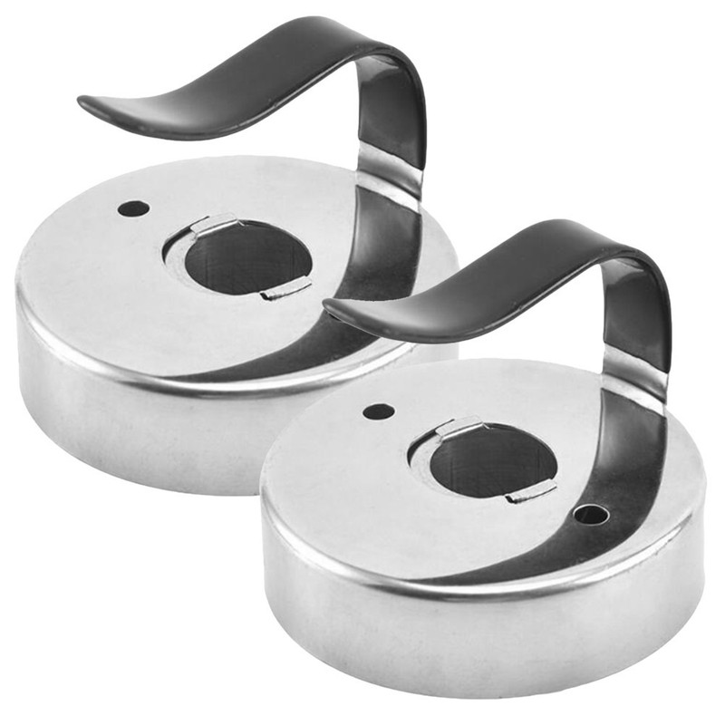 2 Pcs Stainless Steel Baking Mold Cake Dessert Mousse Molds Hollow Chiffon Pan