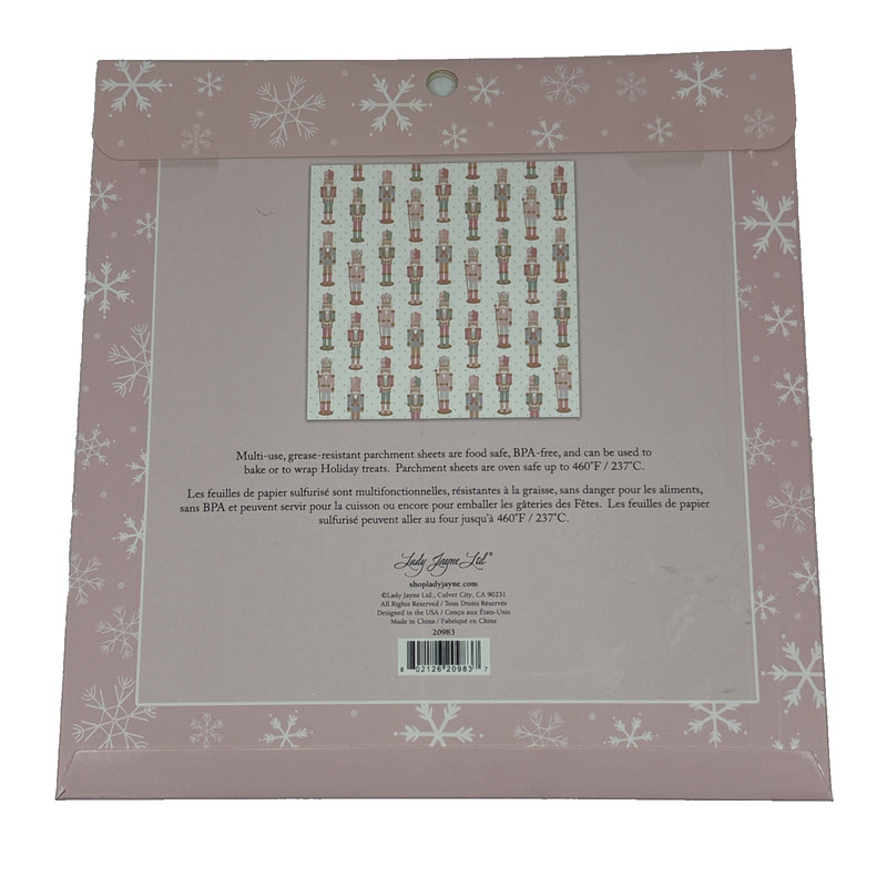 Set of 3, Brand New, Lady Jayne Baked Treat Wraps w/Stickers, 30 Sheets HOLIDAY gallery