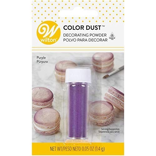 WILTON COLOR DUST Decorating Powder Purple NEW Decor Cakes Baked Goods Cookies