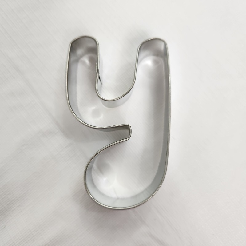 Cookie Cutter Initial Letter Y Wilton Brand Monogram Metal