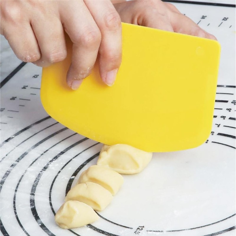 Colour Plastic Cake Cream Spatula Dough Knife Cutter Butter Batter Scraper gallery