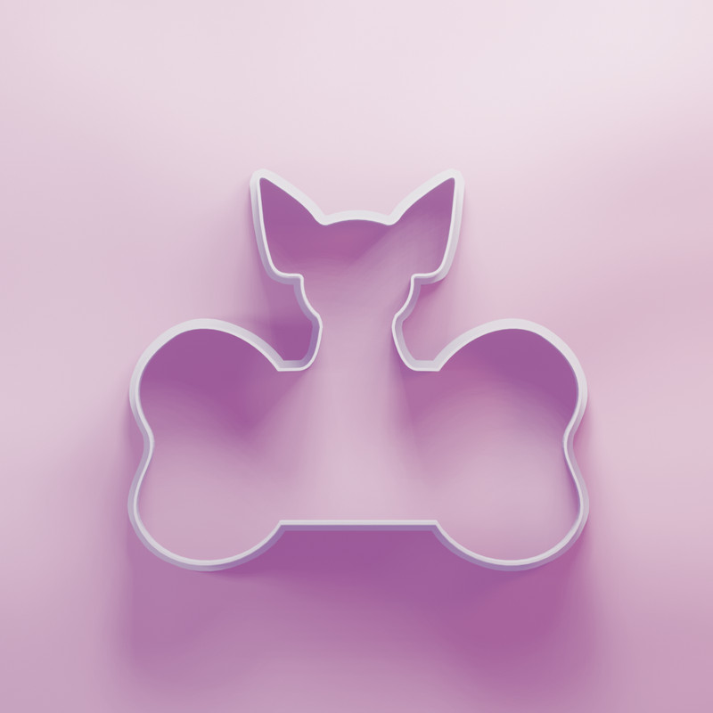 Chihuahua Dog Bone Cookie Cutter gallery