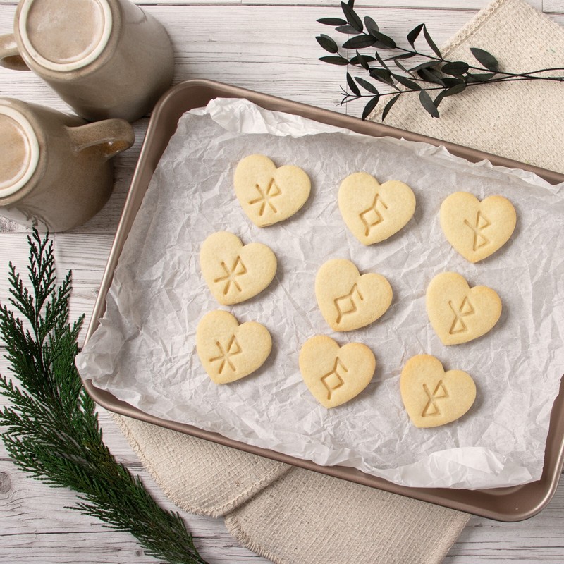 Nordic Runes Cookie Cutters Set: Love, Healing, Good Health viking norse Celtic gallery