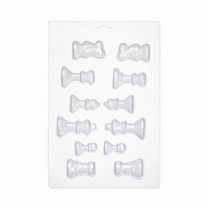 Mold for chocolate "Chess" plastic chocolate mold for confectioner gallery