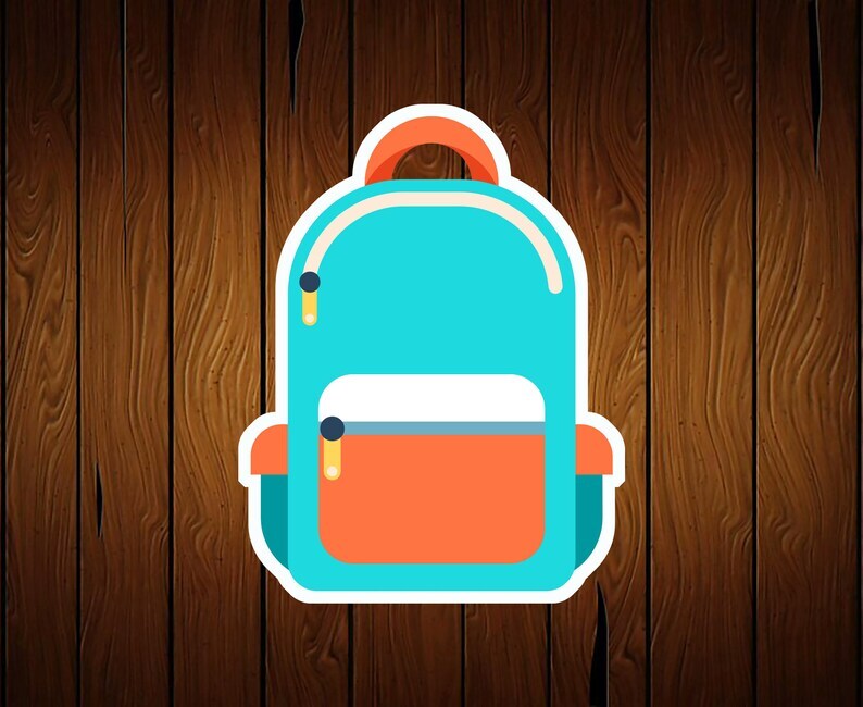 School Backpack Cookie Cutter – 3D Printed Food Safe PLA Plastic