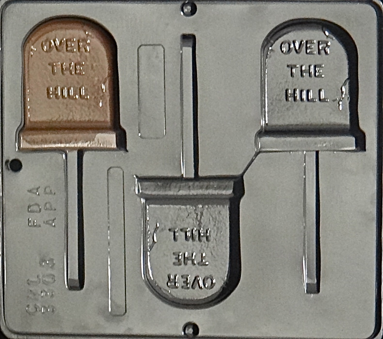 Over The Hill Lollipop Chocolate Candy Mold 3303 NEW