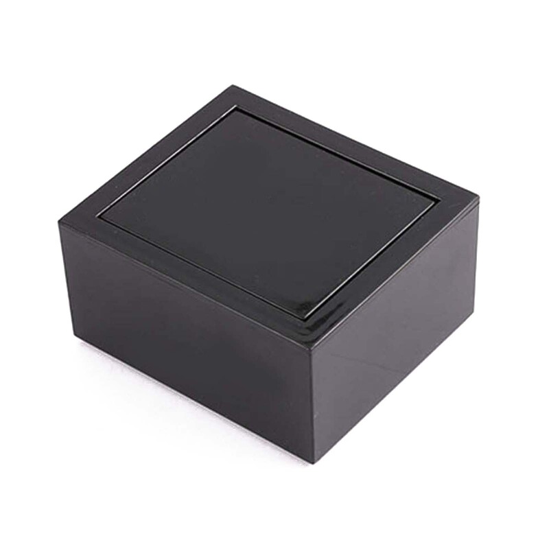 Plastic Cufflinks Box Cover Rotating Jewelry for Case Packaging Gift Box