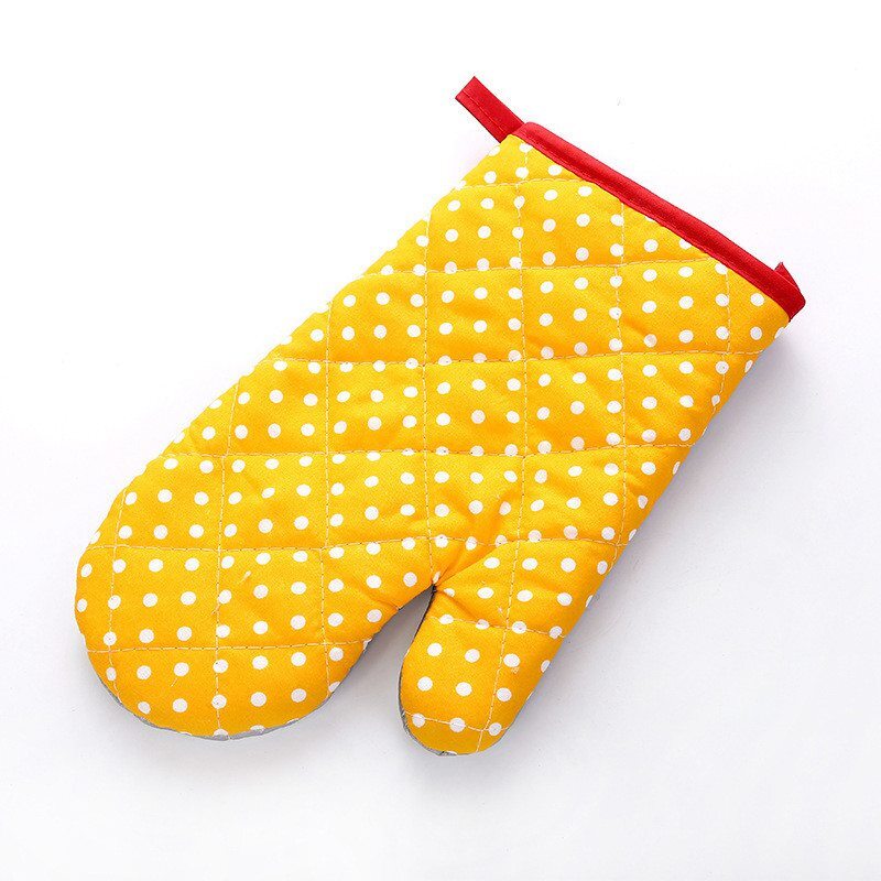 Cute Oven Glove Kitchen Tool Non-slip Mitts Mitten Insulated Resistant Terylene