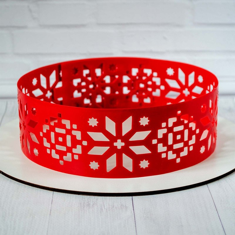 Plastic Chocolate Mold Embroidery Cake Border Stencil Cake Decorating Supplies gallery
