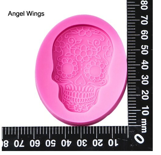 j STAMPO SILICONE TESCHIO MESSICANO CIOCCOLATO CARAMELLE GELATINA GHIACCIO RESIN gallery