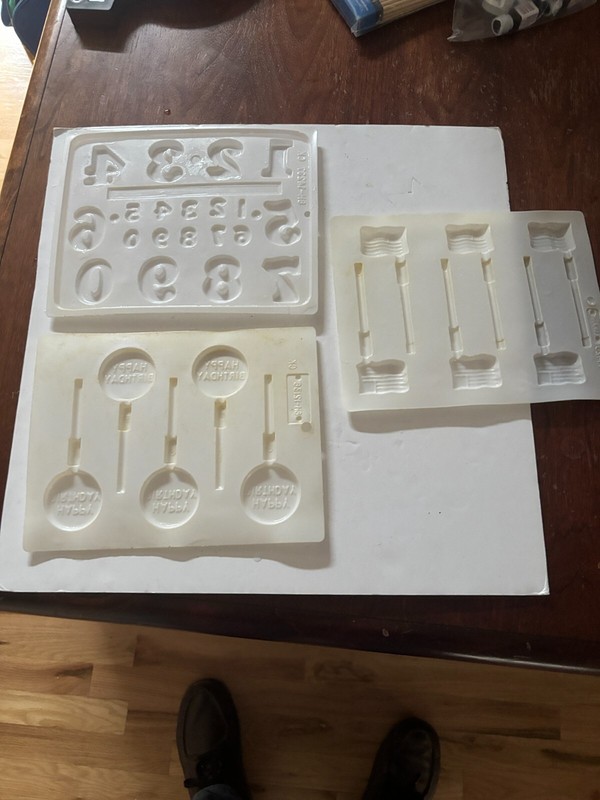 LorAnn Lollipop Sheet Mold for High heat Hard Candy & Chocolate Set of 3 Misc