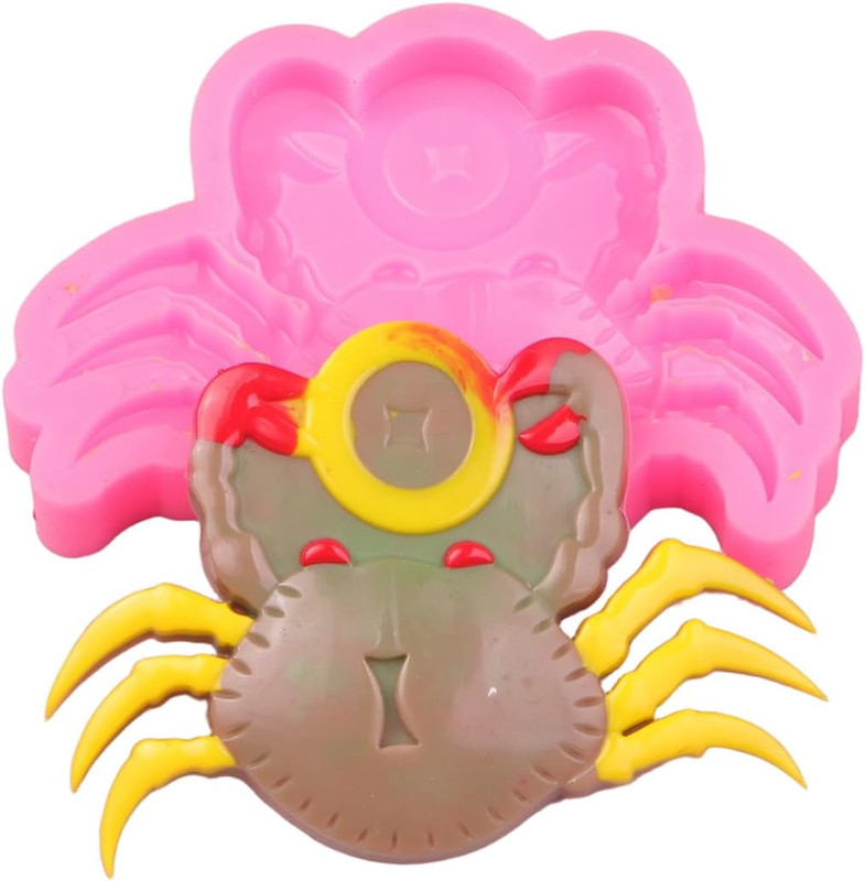Crab Silicone Chocolate Mold Cute Crab Fondant Polymer Clay Resin Mold for DIY B gallery