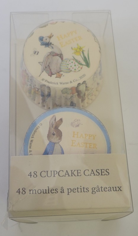 NEW Easter Cupcake Baking Cups (48) Beatrix Potter Peter Rabbit Happy Easter