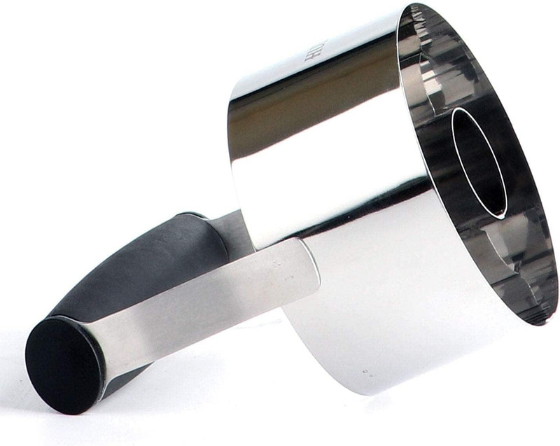 HULISEN Donut Cutter, 3.5 Inch Stainless Steel Doughnut Cutter with Soft Grip Ha gallery