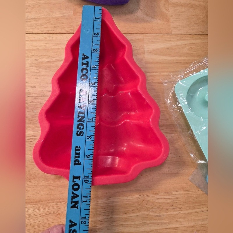 Silicone Baking Mold Set Tree Cake Pan Donut Mold Gummy Candy Tray Used gallery