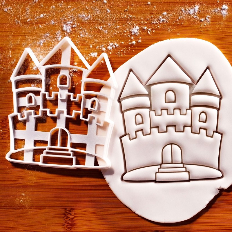 Castle Cookie Cutter – Medieval dragon princess knight Rapunzel fairy tale royal
