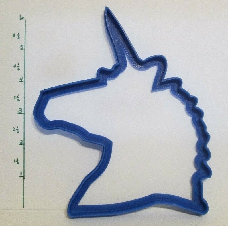 Giant Huge Large UNICORN Cookie Cutter over 6″ tall
