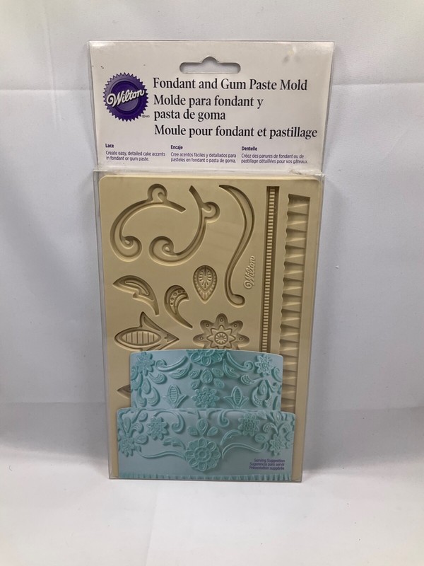 Wiltons Fondant And Gum Paste Silicone Mold NIB