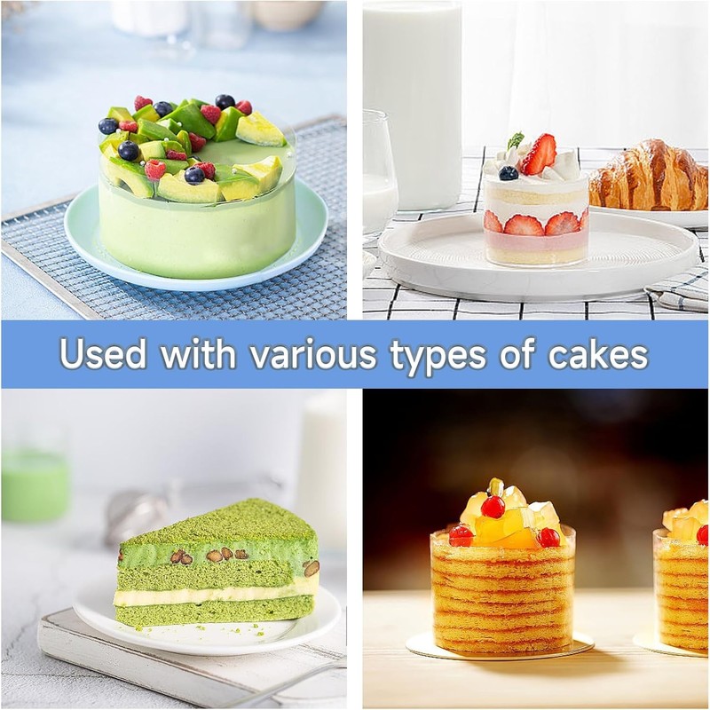 6-Inch Cake Collars Transparent Acetate Sheet Rolls, Clear 6 Inch gallery