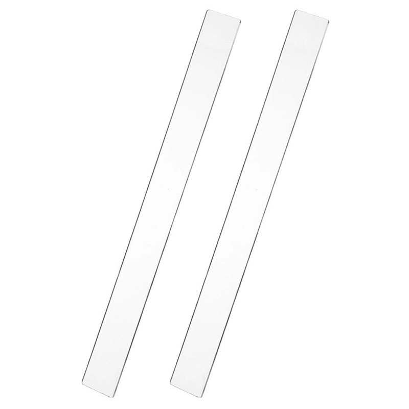 2 Pcs Rolling Pin Guides Reusable Acrylic Baking Dough Thickness Measuring gallery