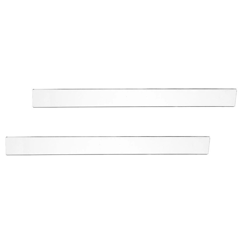 2 Pcs Rolling Pin Baking Guides Acrylic Measuring Dough Thickness Strips gallery