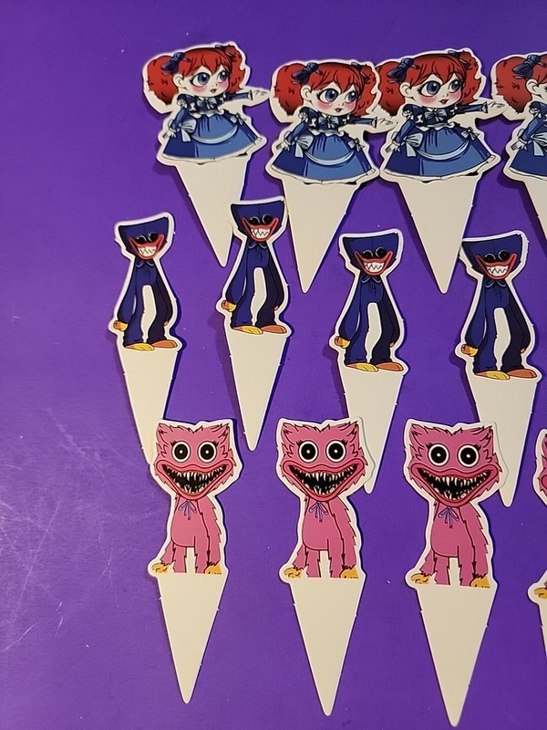 24 Japanese Cartoon Cupcake Toppers 📦 gallery