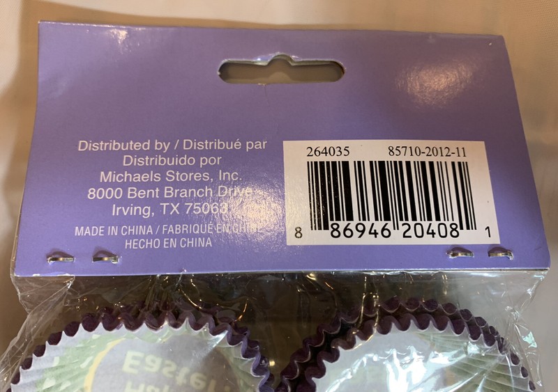 EASTER Purple/Green Mini Baking Cups ￼ Cupcake Liners ￼ Polkadot 100 COUNT NEW gallery