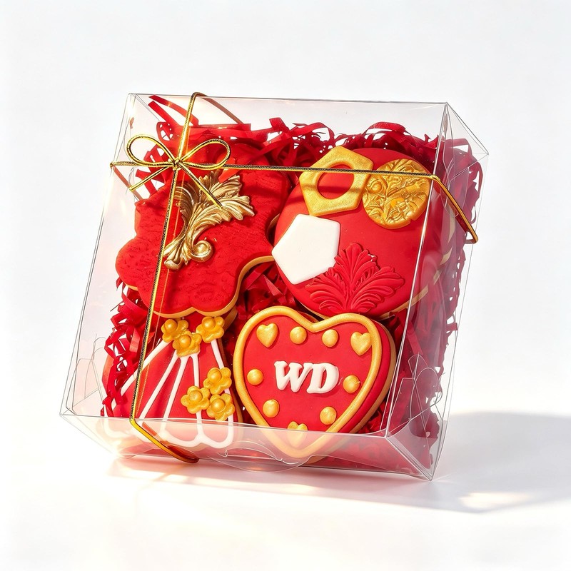 15PCS 5″ x5x2 Inches Full Clear Chocolate Covered Strawberries Boxes Cookies …