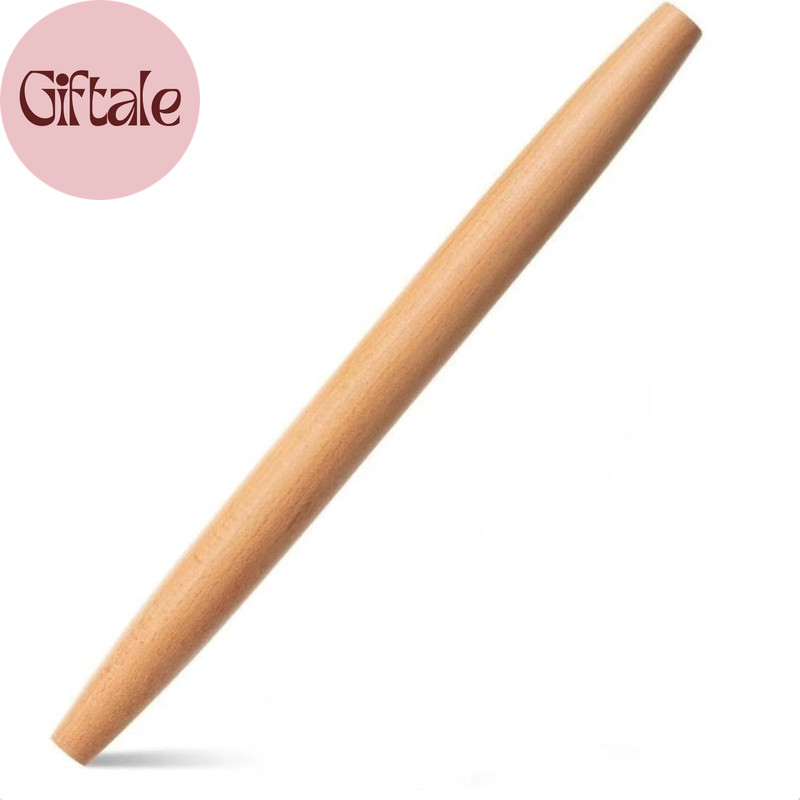 French Rolling Pin,16 Inches Wooden Rolling Pin for Baking,Fondant,Dough Roller gallery