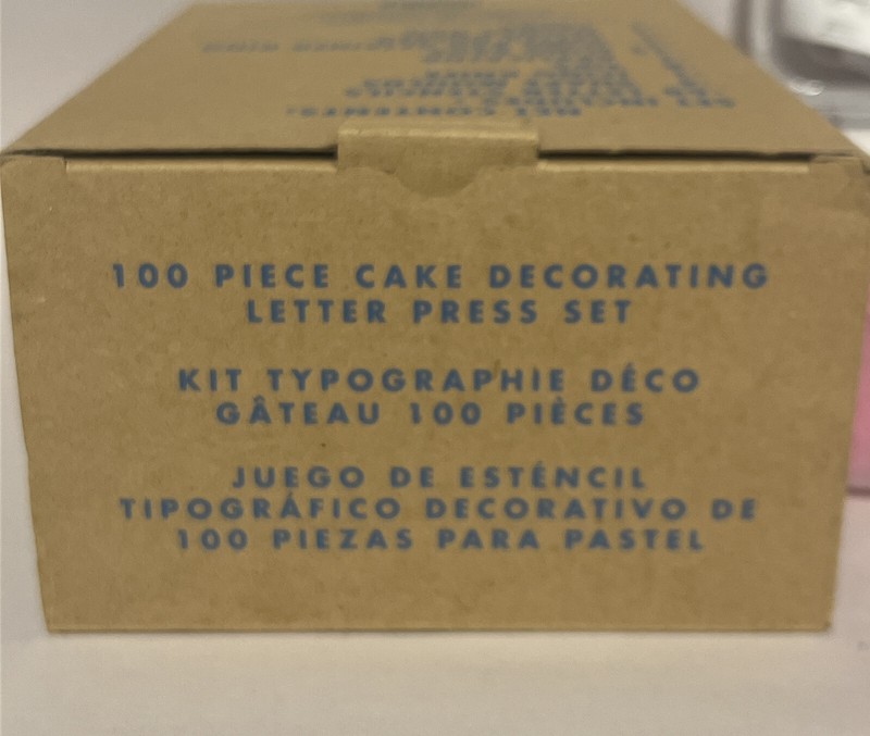 2011 Avon 100 Pcs Cake Decorating Letter Press Set New In The Box gallery