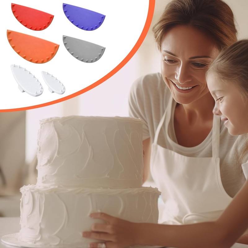 6 Pcs Cake Arch Guide Tool Cake Decoration Tools Swag Marker Tool Piping Guide gallery