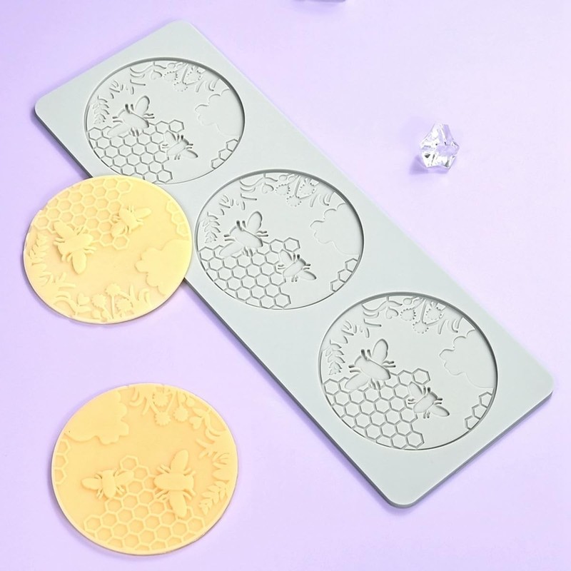 3D Honeycomb Lace Fondant Mold Lace Beehive Wedding Cake Silicone Mousse Suga... gallery